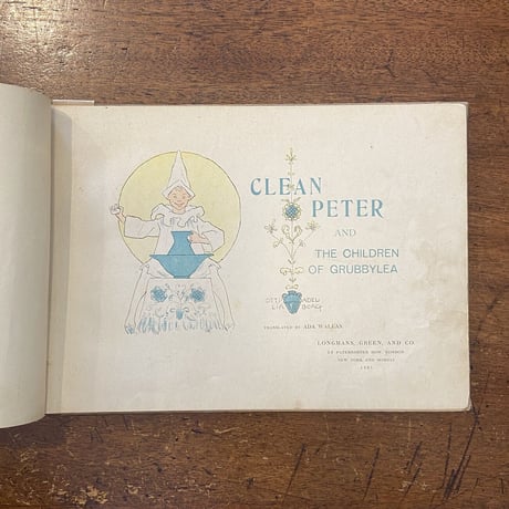 「CLEAN PETER（1901年英語版初版／リトグラフ印刷）」Ottilia Adelborg（オッティリア・アーデルボリ）