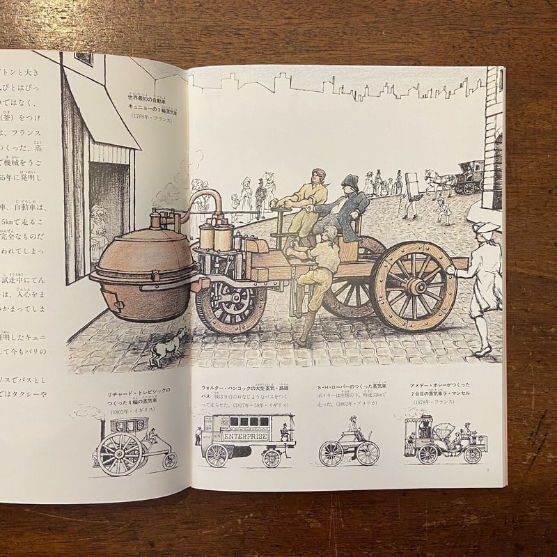 【初版】学習まんが ふしぎシリーズ 自動車のふしぎ 小学館 昭和55年 古本 日本の自動車の歴史：たくさんのふしぎ1992年1月号」山本忠敬