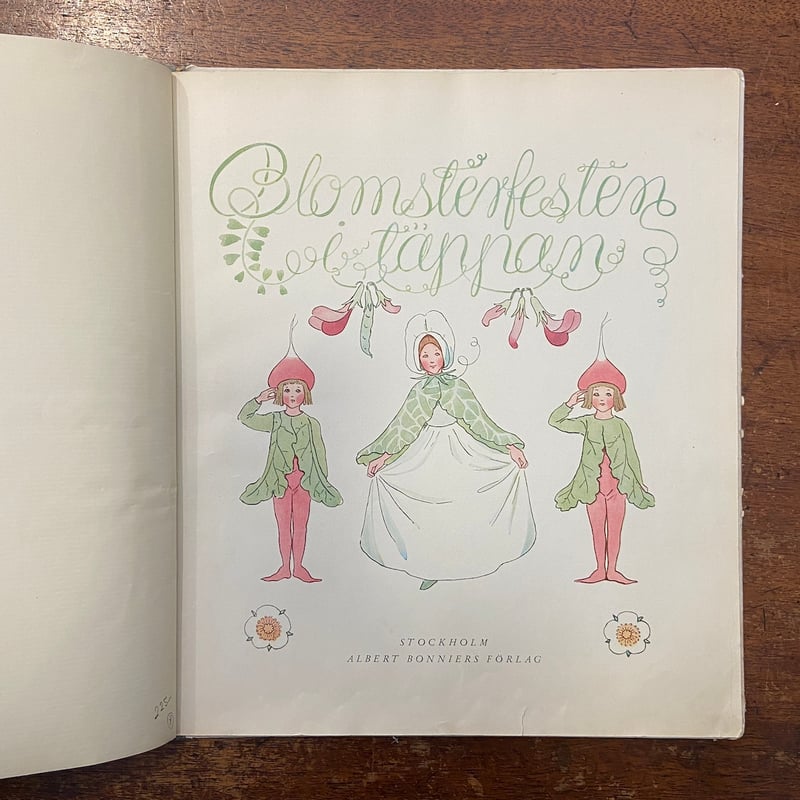 BLOMSTERFESTEN I TAPPAN（1956年）」Elsa Beskow（エルサ