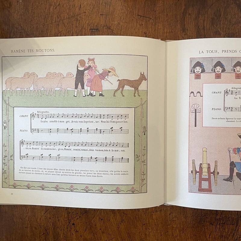 VIEILLES CHANSONS ET RONDES」M. B. de Monvel（ブー