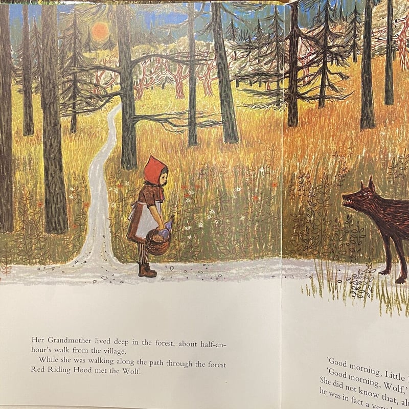 Little Red Riding Hood（赤ずきん）」Bernadette Watts（