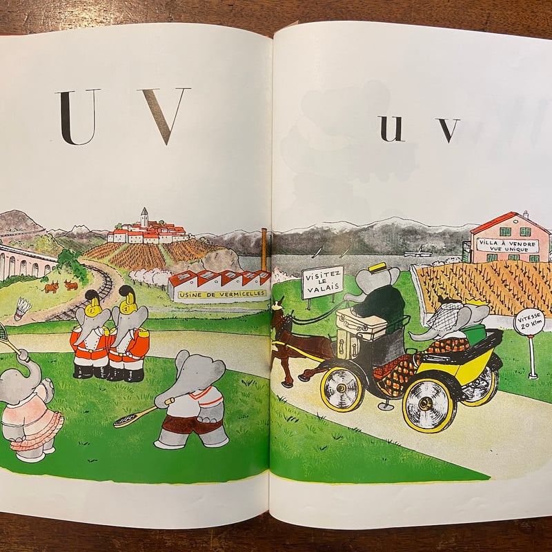 ABC de Babar」Jean de Brunhoff（ジャン・ド・ブリュノフ） | F