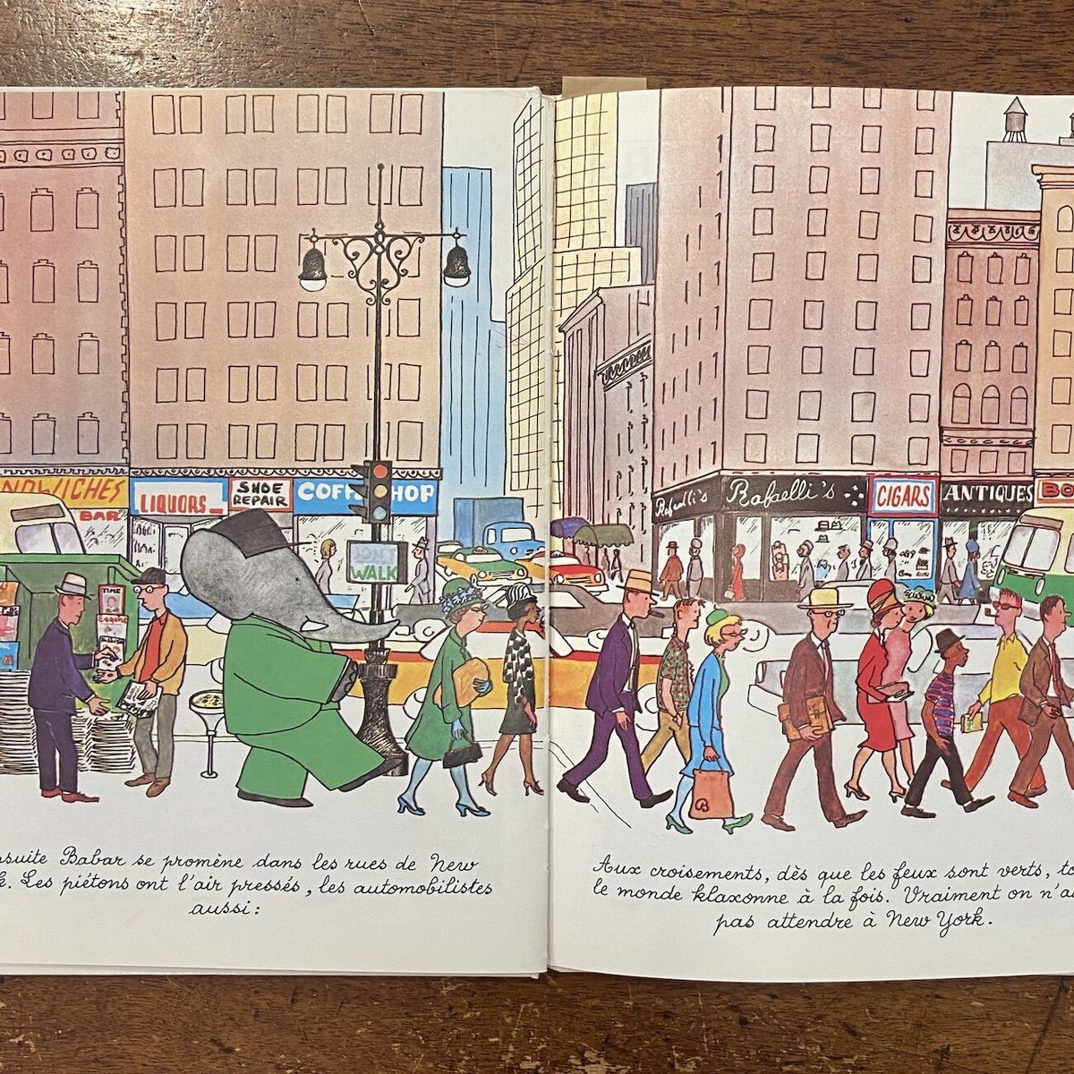 BABAR a New York」Laurent de Brunhoff（ジャン・ド・ブリュ