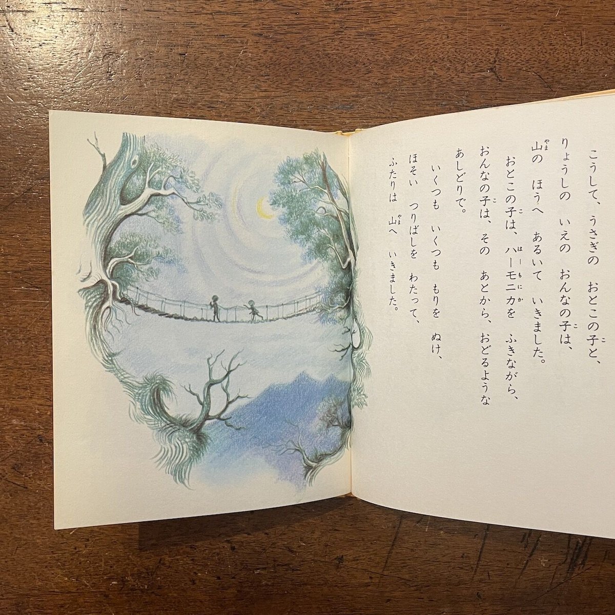 しろいしろいえりまきのはなし」安房直子 作 渕上昭広 画