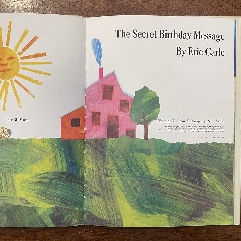 THE HAPPY BIRTHDAY BOOK 1972年 ホールマーク洋書絵本 あなたに伝え