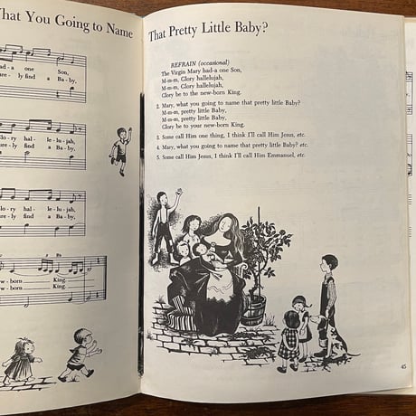 「American Folk Songs for Christmas」Ruth Crawford Seeger　Barbara Cooney（バーバラ・クーニー）