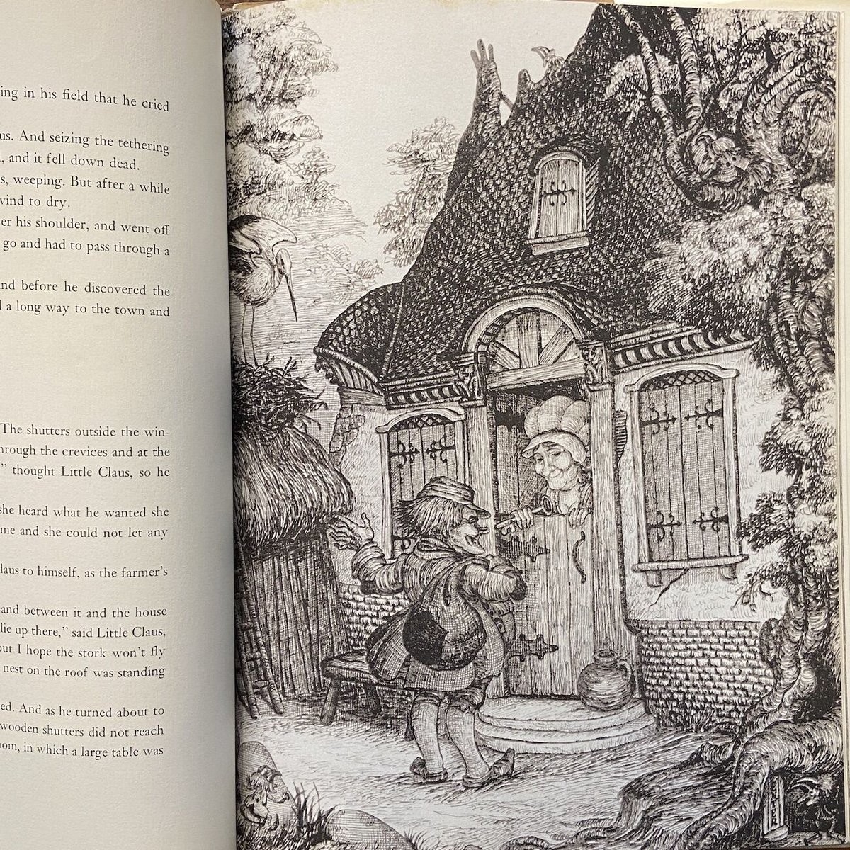 海外ヴィンテージ絵本 A Fly Went By 英語絵本 「Great Claus and Little Claus」Hans Christian