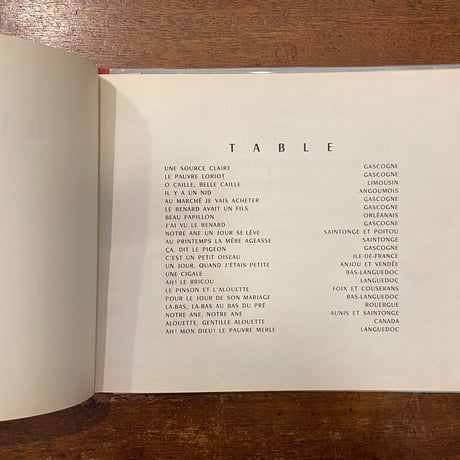 「Refrains des pres et cles bois（1950年）」Elisabeth Ivanovsky（エリザベス・イワノフスキー）