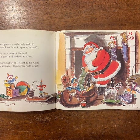 「A VISIT FROM SAINT NICHOLAS」Clement C. Moore　Paul Galdone（ポール・ガルドン）