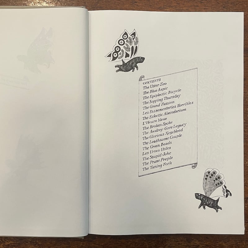 AMPHIGOREY ALSO（1983年初版）」Edward Gorey（エドワード・ゴー