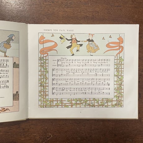 「CHANSONS DE FRANCE POUR LES PETITS FRANCAIS」M. Boutet de Monvel（ブーテ・ド・モンヴェル）
