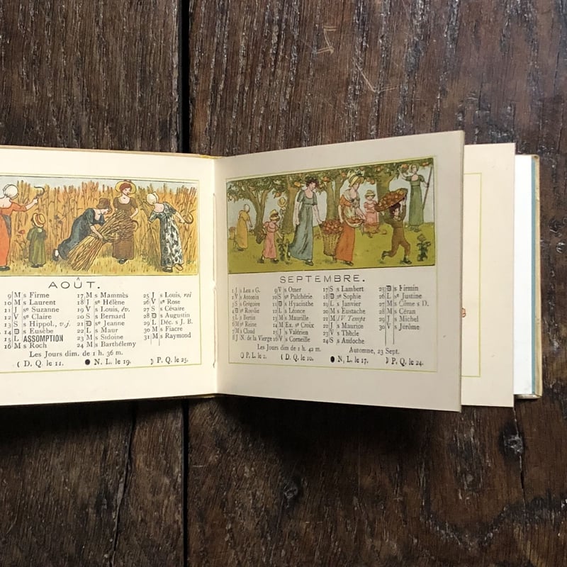 ALMANACH 1887」Kate Greenaway（ケイト・グリーナウェイ） | Fr