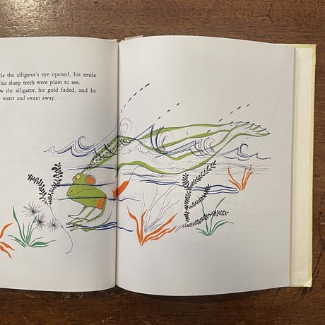 「Alligator Smiling in the Sawgrass」Ira Ironmonger　Sandra Davidson