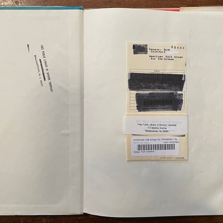 「American Folk Songs for Christmas」Ruth Crawford Seeger　Barbara Cooney（バーバラ・クーニー）