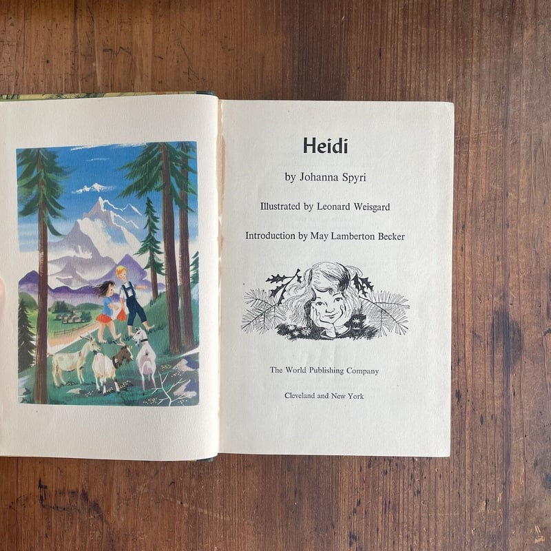 HEIDI（ハイジ）」Johanna Spyri Leonard Weisgard（レナード