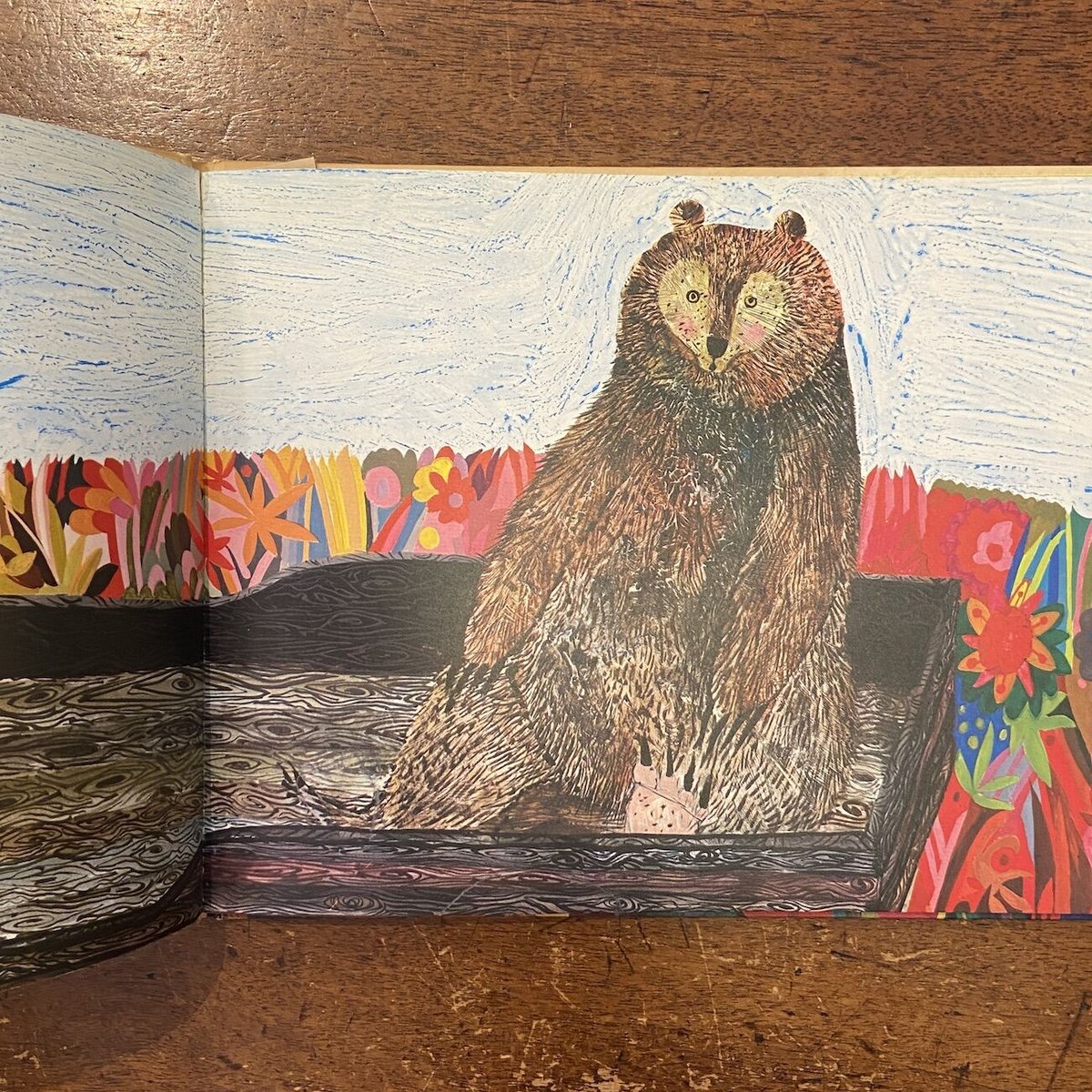 ブライアン・ワイルドスミス　版画　絵本くまくんのトロッコ　リトグラフ Amazon.co.jp: くまくんのトロッコ : ブライアン ワイルドスミス, はぎ