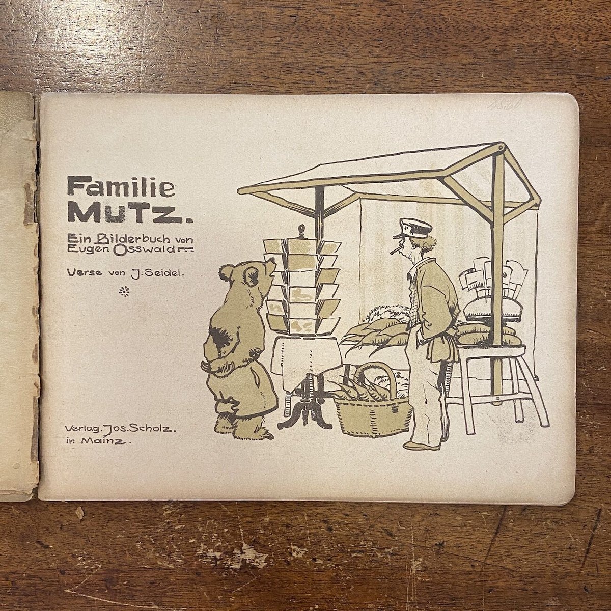 Familie Mutz（1910年〜20年頃／リトグラフ）」 Ina Seidel Eug