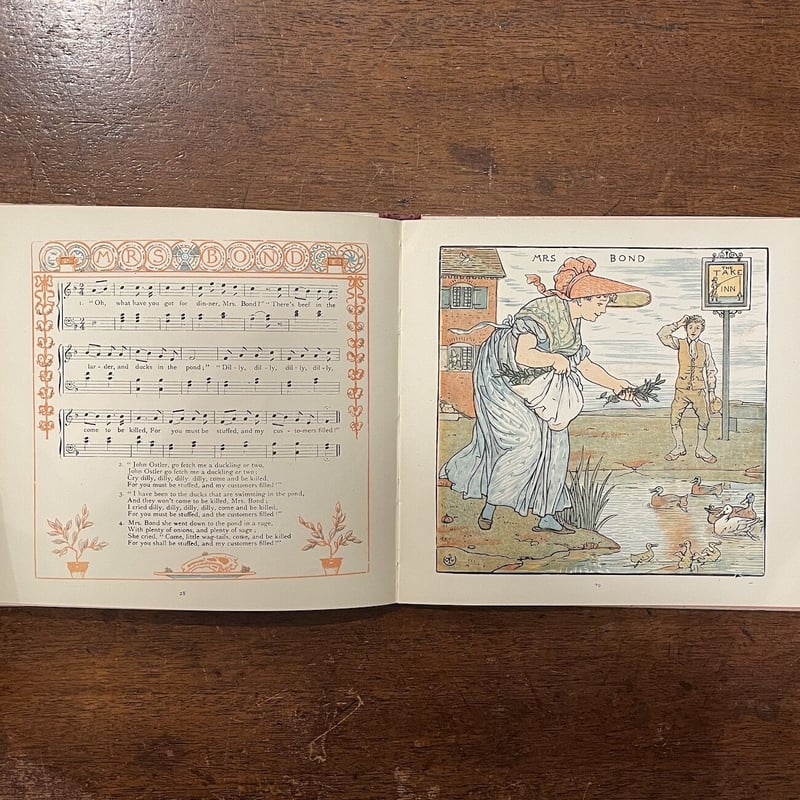 THE BABY'S OPERA（1930年頃）」Walter Crane（ウォルター・クレ