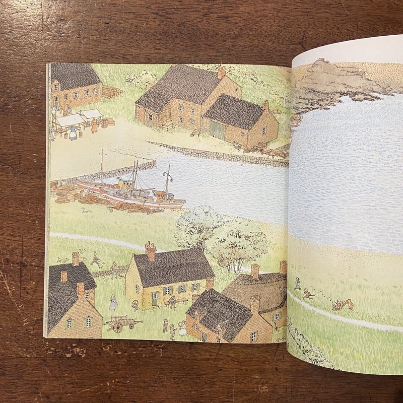 安野光雅 版画 デンマークシリーズ「フェン島」 64/200 安野光雅 版画 デンマークシリーズ「フェン島」 64/200