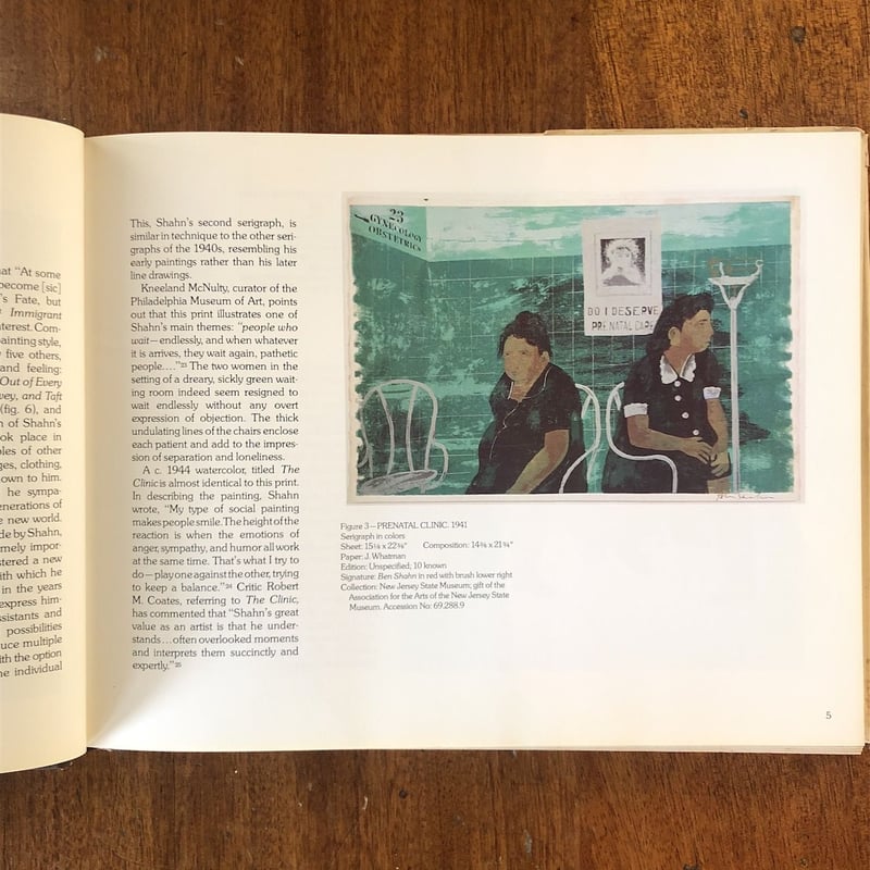 THE COMPLETE GRAPHIC WORKS OF BEN SHAHN」Kennet