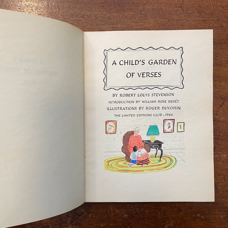 A CHILD'S GARDEN OF VERSES（1944年）」R.L.Steavens