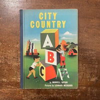 「CITY COUNTRY ABC（1946年）」Morrell Gipson　Leonard Weisgard（レナード・ワイスガード）