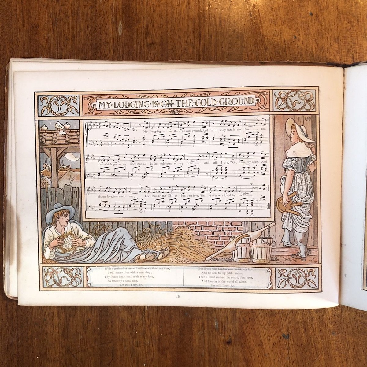 PANPIPES(1883年/多色木版)」Walter Crane(ウォルター PANPIPES(1883年/多色木版)」Walter Crane(ウォルター