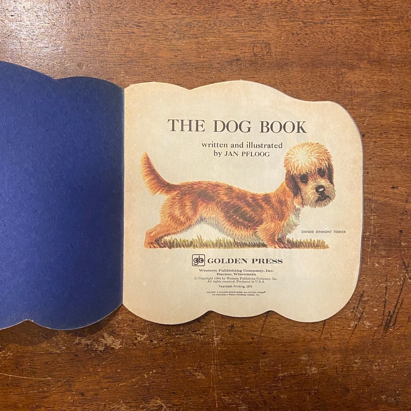 THE DOG BOOK：A GOLDEN SHAPE BOOK」Jan Pfloog |