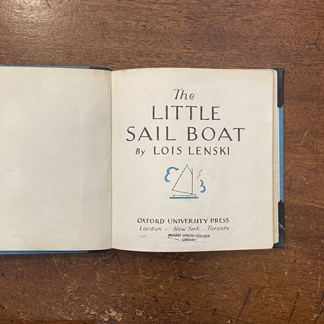 「THE LITTLE SAIL BOAT（1954年）」Lois Lenski（ロイス・レンスキー）