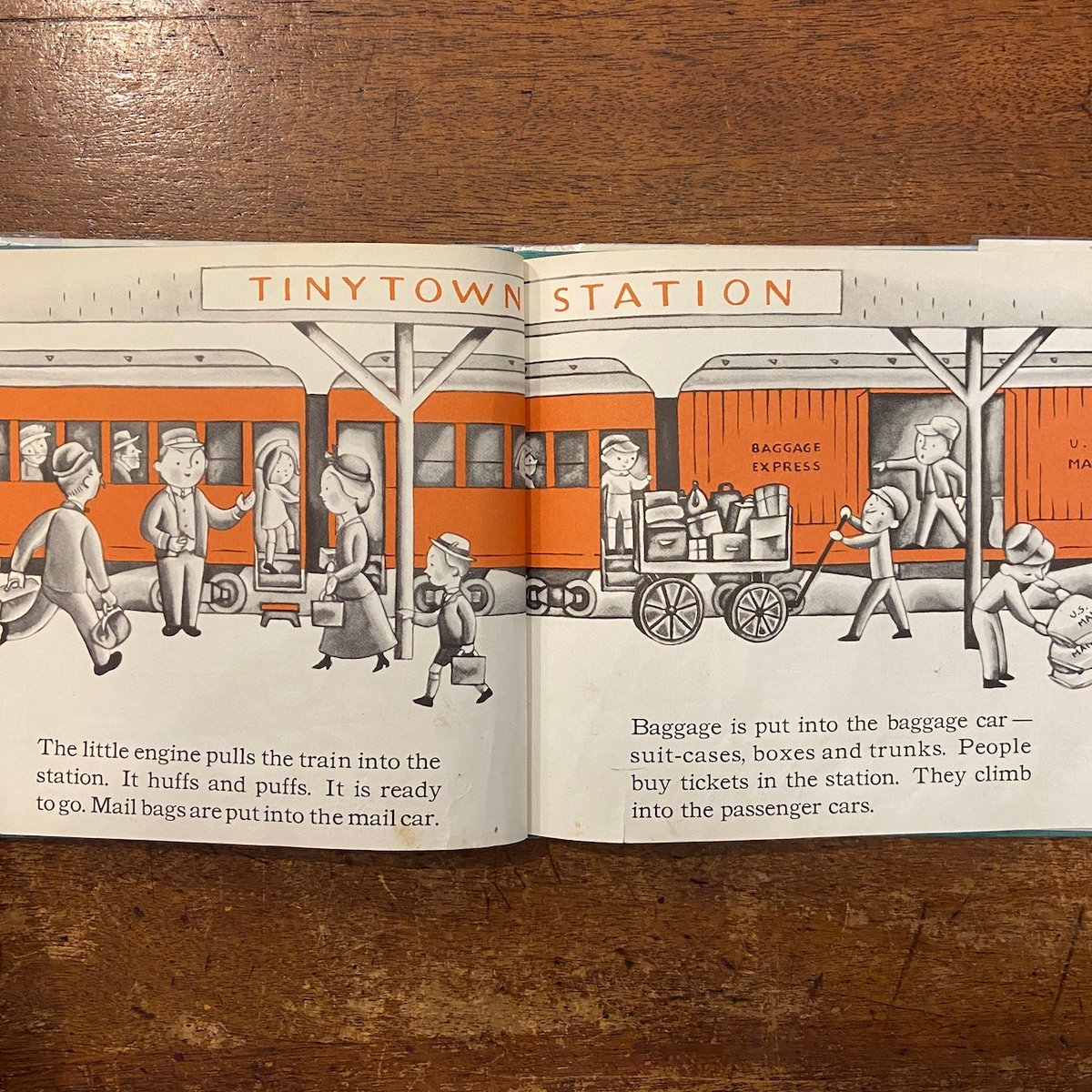 THE LITTLE TRAIN（1960年頃）」Lois Lenski（ロイス・レンスキー