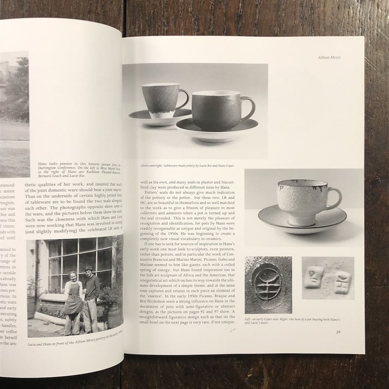 Hans Coper」Tony Birks | Frobergue online store