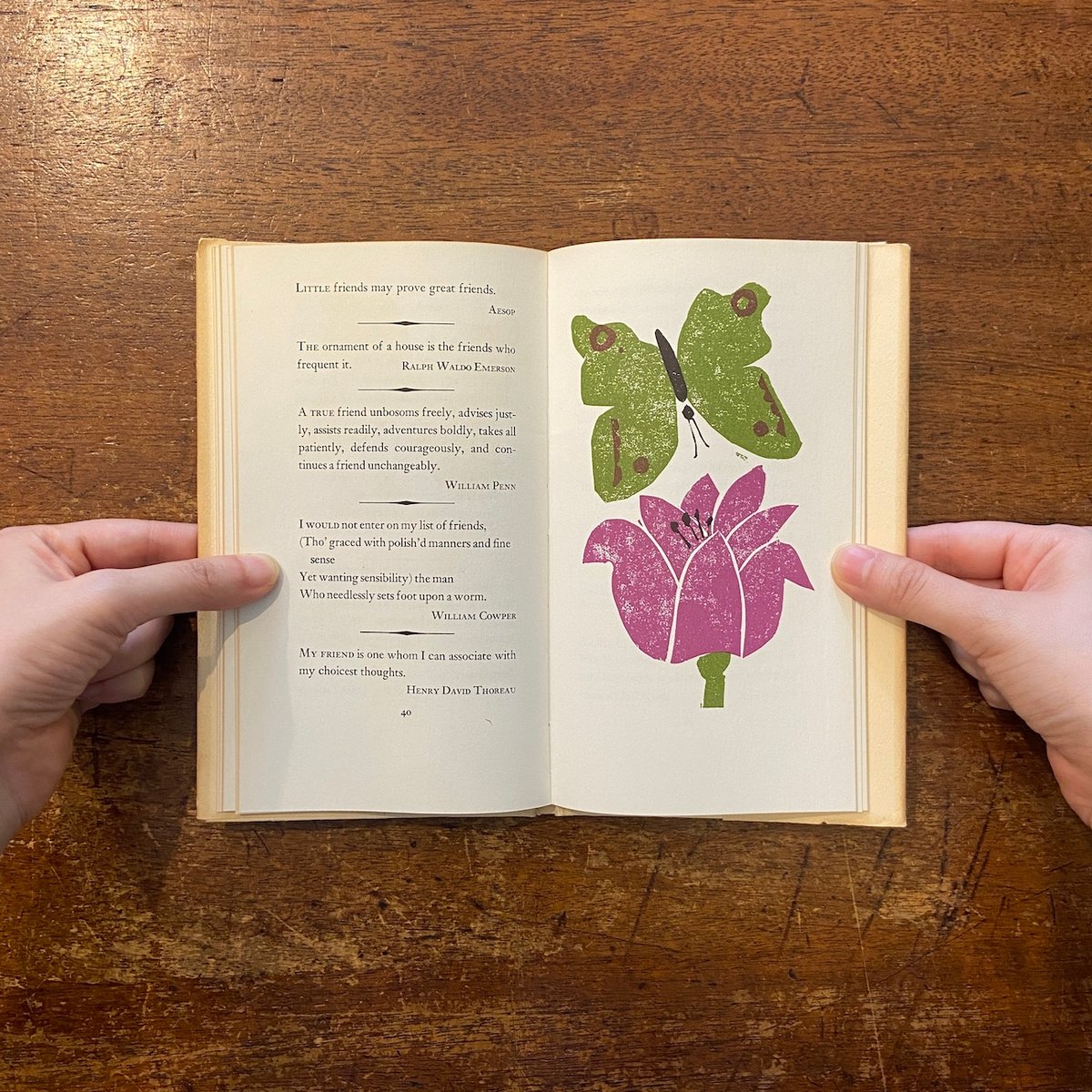 On Friendship：A Selection」Louise Bachelder Eri