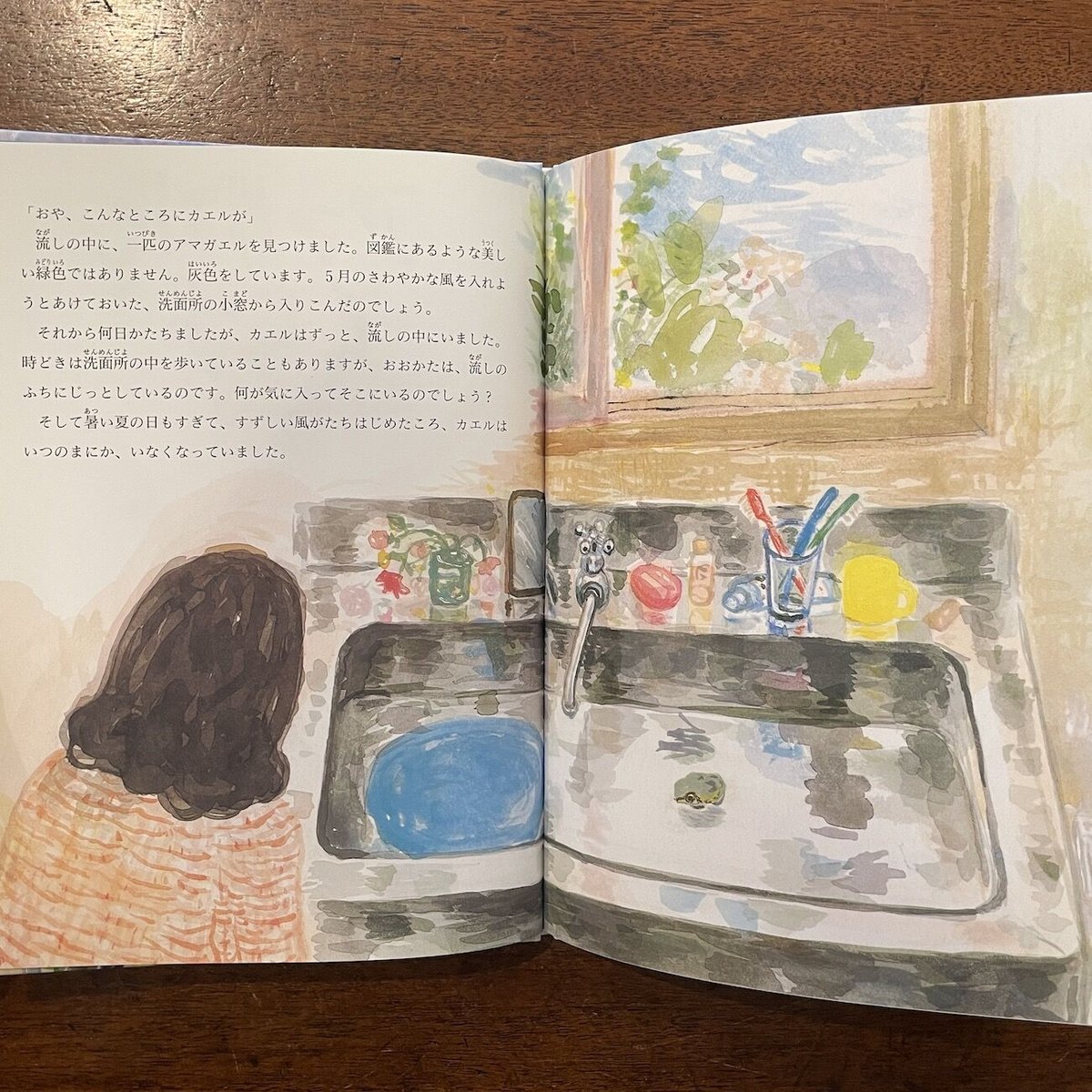アマガエルとくらす」山内祥子 文 片山健 絵 | Frobergue online store