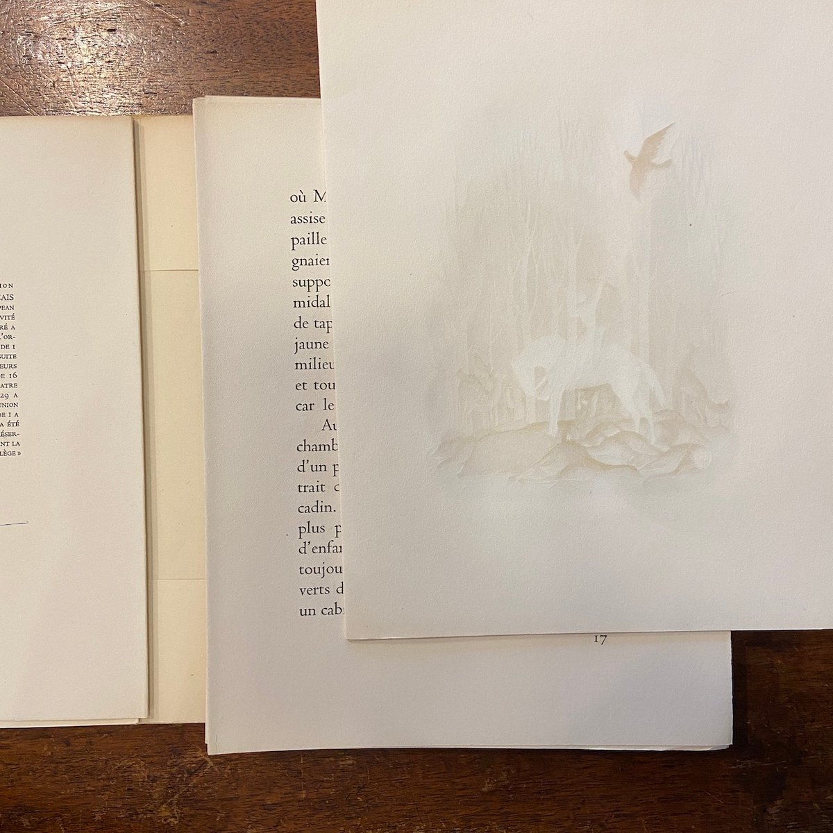 TROIS CONTES（1948年／多色木版画）」Gustave Flaubert（フロー