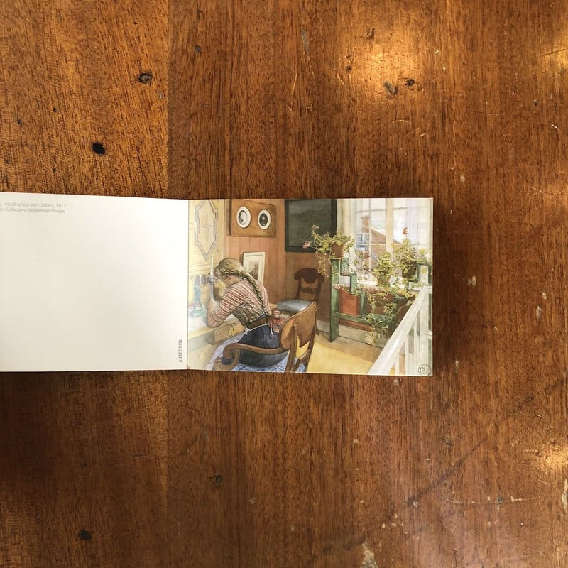 20 Kunstpostkarten（20枚のポストカードブック）」Carl Larsson