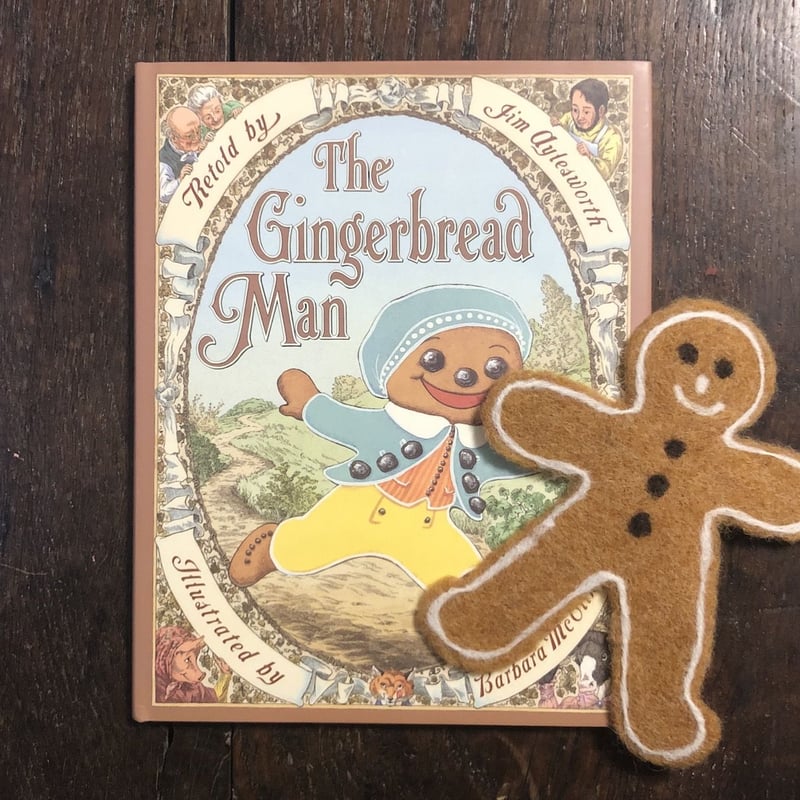 The Gingerbread Man（人形付き）」Jim Aylesworth Barba
