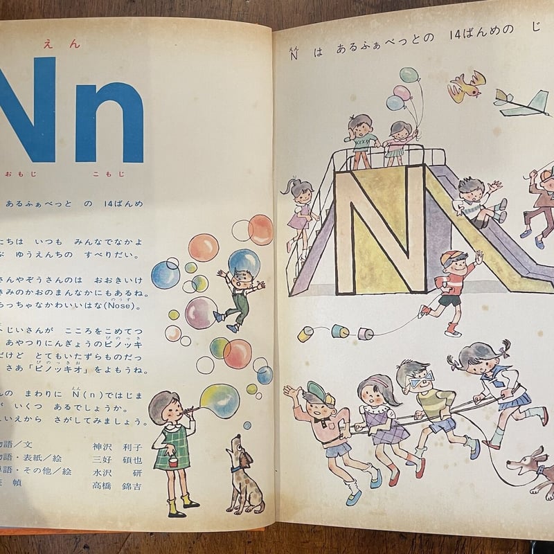 ABCブック ピノッキオ」神沢利子 文 三好碩也／水沢研 絵 | Frobergue