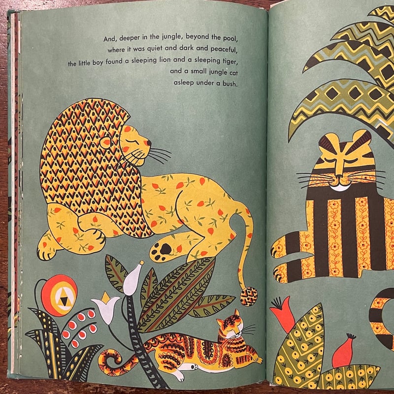 THE CALICO JUNGLE（1965年）」Dahlov Ipcar（ダーロフ・イプカ