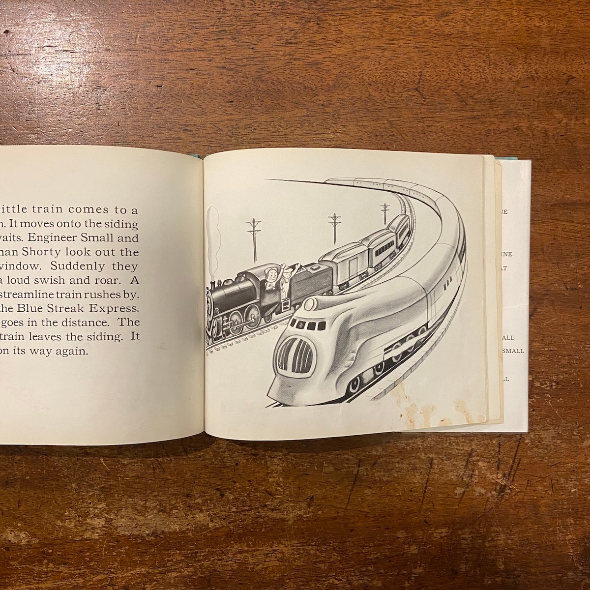 THE LITTLE TRAIN（1960年頃）」Lois Lenski（ロイス・レンスキー