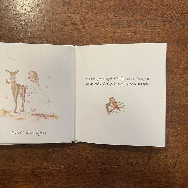 ターシャ テューダー　直筆サイン入り　イラスト　額装　にわとりと女の子 A TALE FOR EASTER」Tasha Tudor（ターシャ・テューダー