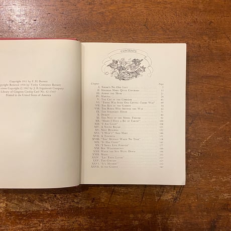 「The Secret Garden（1962年）」Frances Hodgson Burnett　Tasha Tudor（ターシャ・テューダー）
