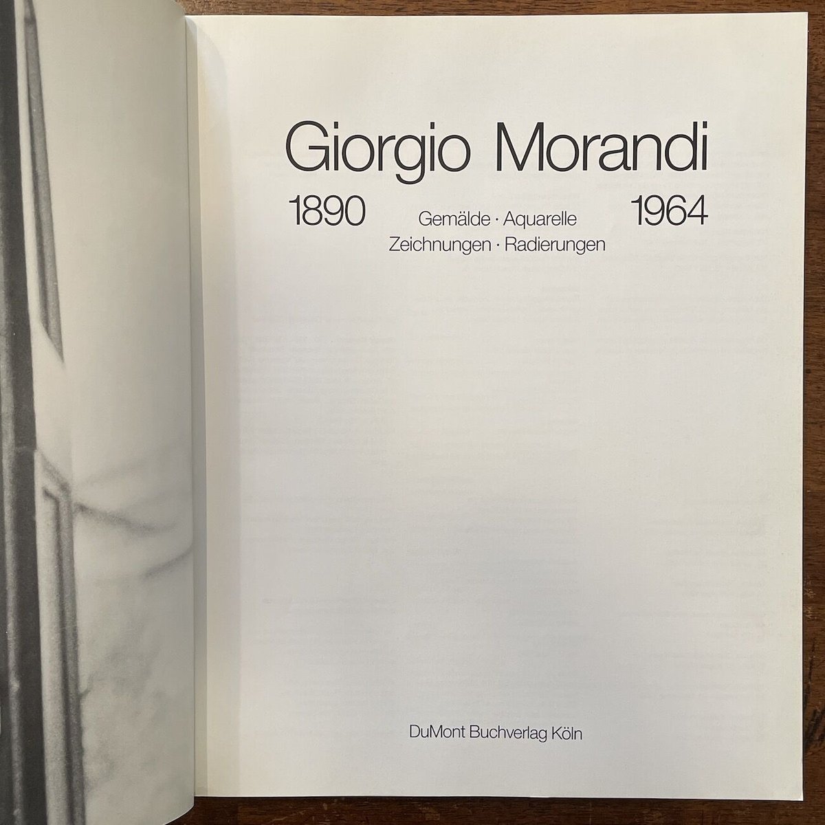 Giorgio Morandi 作品集 Giorgio Morandi：Gemalde, Aquarelle, Zeichnunge