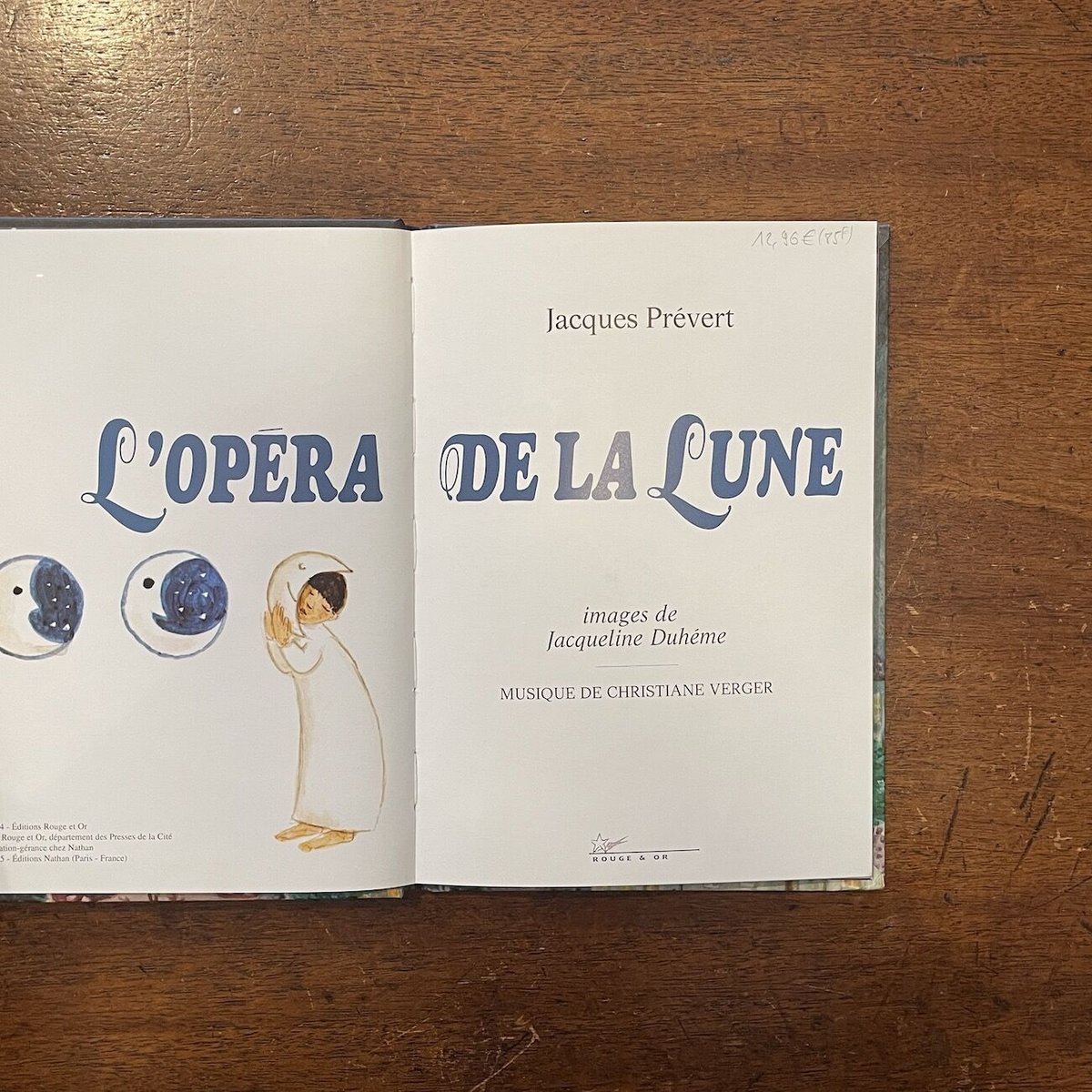 L'opera de la lune（旧版）」Jacques Prevert（ジャック・プレ