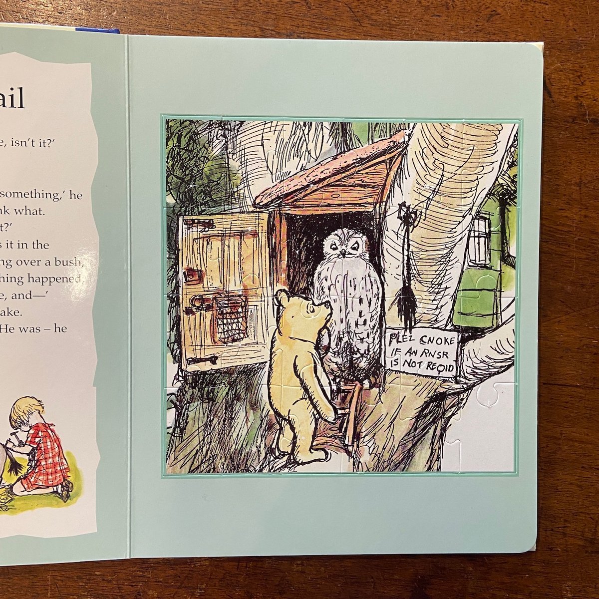 WINNIE-THE-POOH JIGSAW BOOK」A. A. Milne（ミルン） E