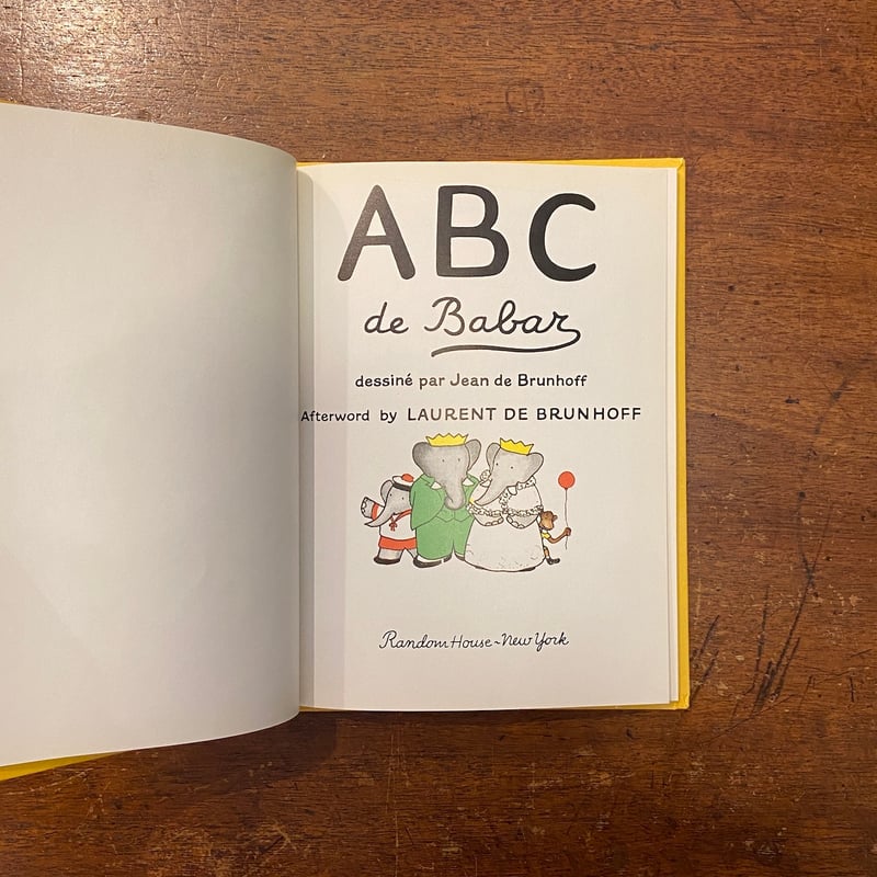 ABC de Babar」Jean de Brunhoff（ジャン・ド・ブリュノフ） | F