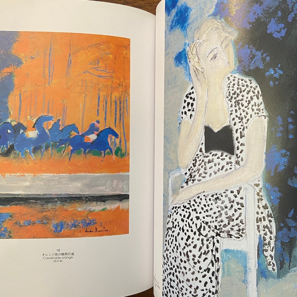 アンドレ・ブラジリエ新作展 図録」Andre Brasilier（アンドレ