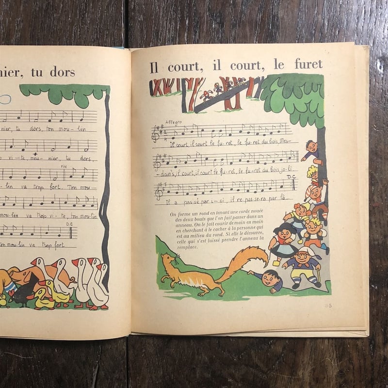 RONDE ET CHANSONS POUR LES ENFANTS SAGE（1941年刷