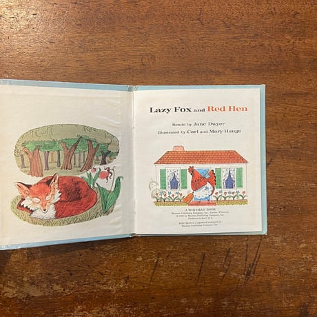 「Lazy Fox and Red Hen（1969年）」Jane Dwyer　Carl & Mary Hauge