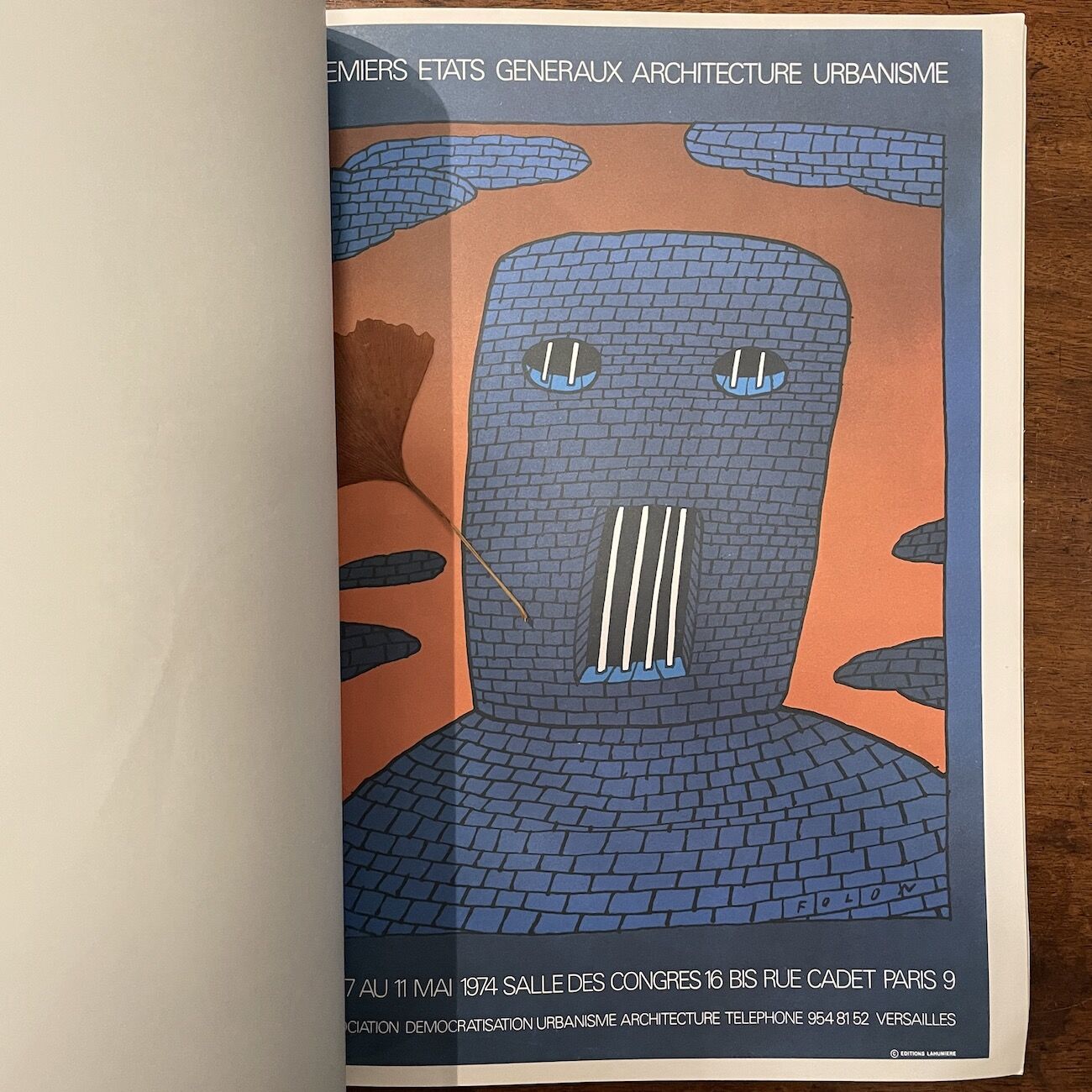 AFFICHES DE FOLON / フォロン original