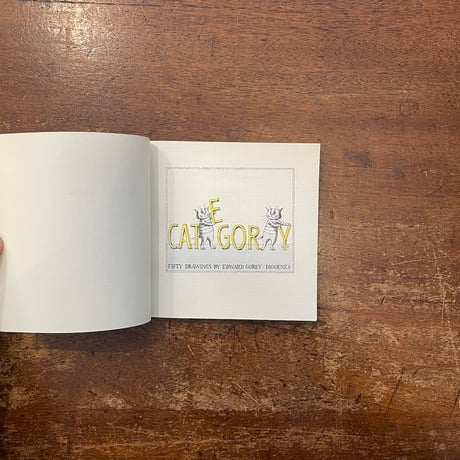 「Category Katergory」Edward Gorey（エドワード・ゴーリー）